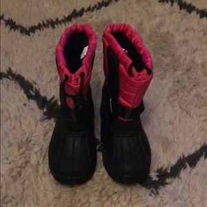 Girl Snow shoes pink/Black